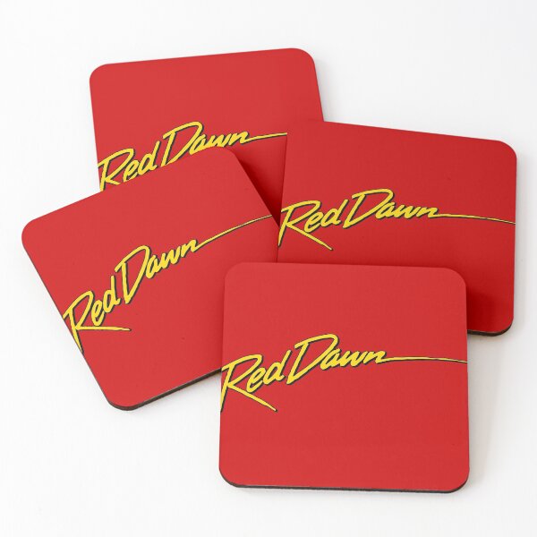 Item preview, Red Dawn Sticker (Yellow) designed and sold by Mercatus.