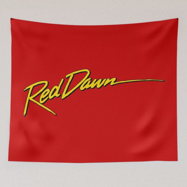 Item preview, Red Dawn Sticker (Yellow) designed and sold by Mercatus.