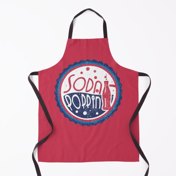 Item preview, Sodapoppin Retro Soda Pop Bottle Cap Vintage Distressed Red Design designed and sold by Sunny Collections.