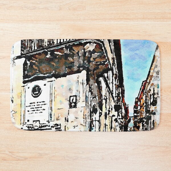 Item preview, L'Aquila: balcony and street designed and sold by Giuseppe Cocco.