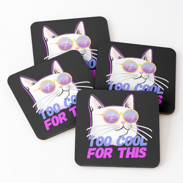 Item preview, Cool Cat insta Cat TOO COOL FOR THIS designed and sold by SusanaDesigns.