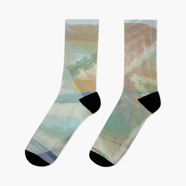 Item preview, Serene Dreamy Calm Abstract Pastel Desert Aesthetic Watercolor designed and sold by NikoleneStudios.
