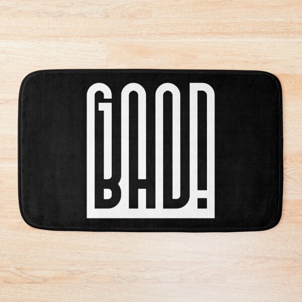 Item preview, "GOOD BAD" intersecting logo design  designed and sold by AznavourByKarin.