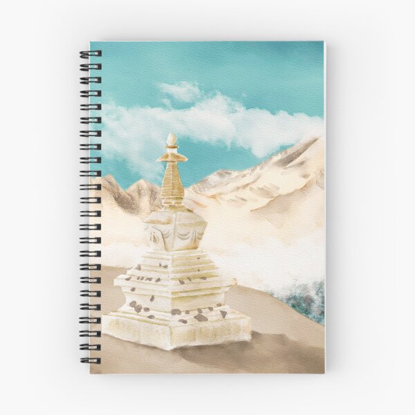 Item preview, Watercolor Illustration of Meili Snow Mountain Kawagebo Peak among the clouds designed and sold by iswenyi.