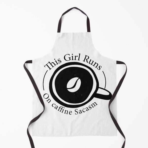 Item preview, This Girl Runs On Caffine & Sarcasm designed and sold by Essoly.