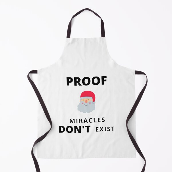 Item preview, PROOF OF MIRACLES FUNNY SANTA SARCASTIC QUOTE T SHIRT [SS12] designed and sold by HIPNOTIZAR  CRAFTS.