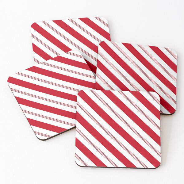 Item preview, Red and White Candy Cane Stripes designed and sold by Feeling Artsy.