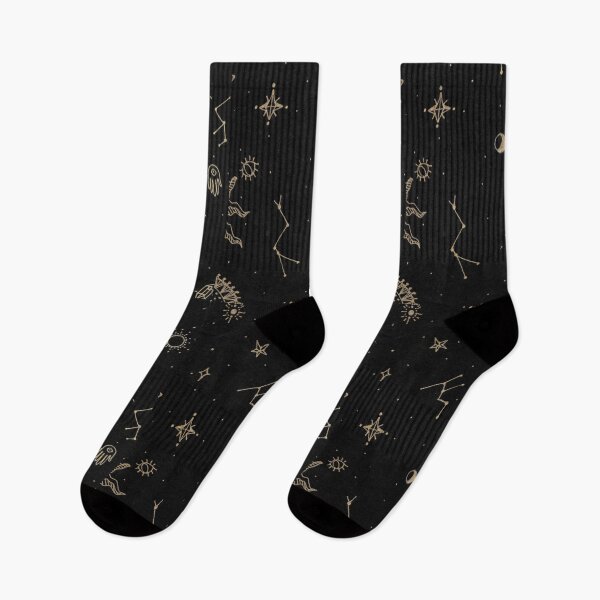 Item preview, Gold and black witchy pattern designed and sold by MagicPlumeria.