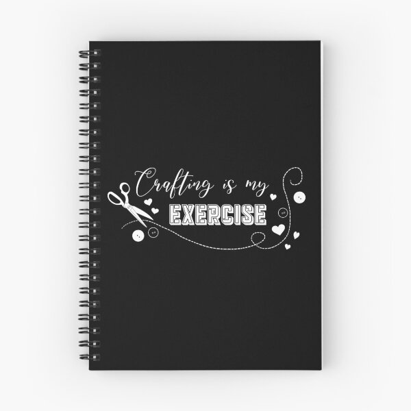 Item preview, Crafting is my exercise quote designed and sold by PurrfectCorner.