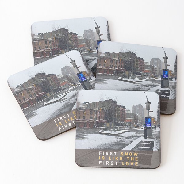 Item preview, First Snow is Like the First Love designed and sold by Studio M & Co..