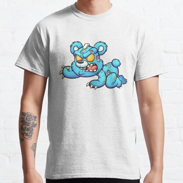 Evil Teddy Bear Cartoon Funny T Shirt 