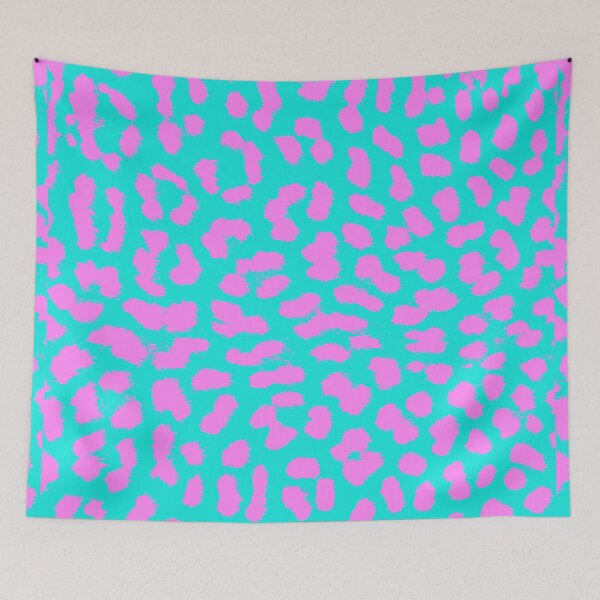 Item preview, Cheetah Pattern in Light Blue Pink - Animal Pattern designed and sold by MadandMean.