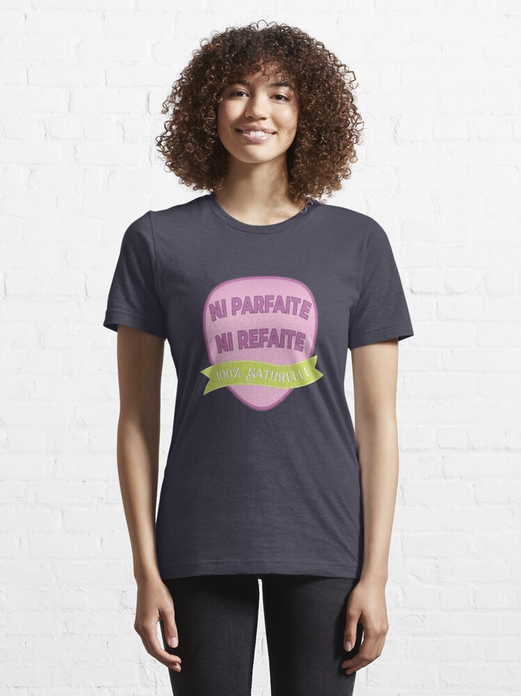 Tee shirt avec online message femme