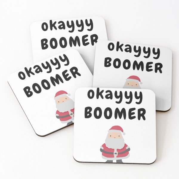 Item preview, OKAYY BOOMER FUNNY SANTA SARCASTIC QUOTE T SHIRT [SS14] designed and sold by HIPNOTIZAR  CRAFTS.