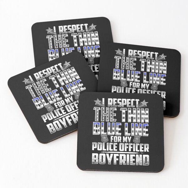Item preview, Boyfriend Police Officer Thin Blue Line designed and sold by wheedesign.