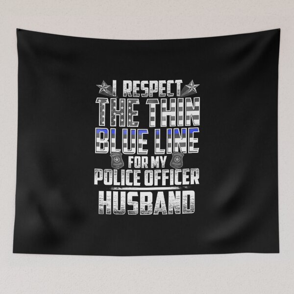 Item preview, Husband Police Officer Thin Blue Line designed and sold by wheedesign.