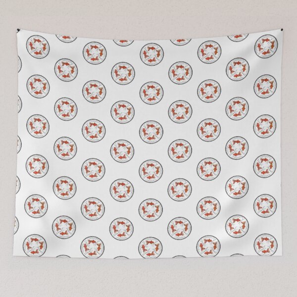 Item preview, Japanese Goldfish Vintage Ukiyo-e Art Logo designed and sold by Marinaaa010.