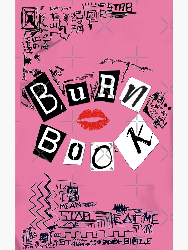 "BURN BOOK mean girls" Poster for Sale by cyber2000s | Redbubble