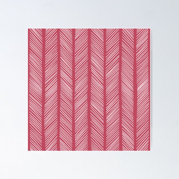 Item preview, French Rose Herringbone designed and sold by ColorObsession.
