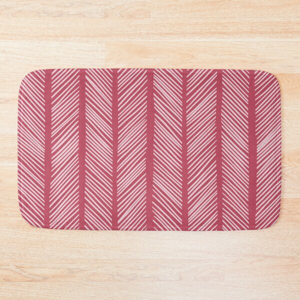 Item preview, French Rose Herringbone designed and sold by ColorObsession.
