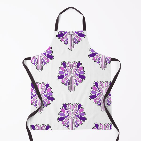 Item preview, Repeated Hearts pink/purple designed and sold by NeedlingGod.