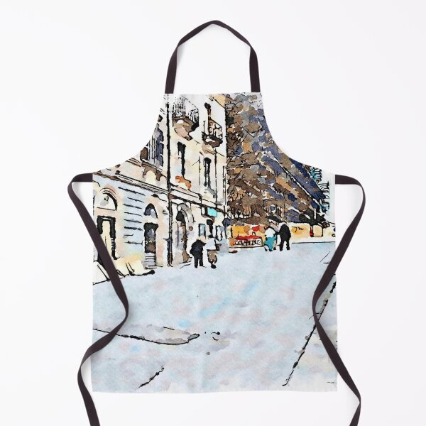 Item preview, L'Aquila: street and building with scaffoldings designed and sold by Giuseppe Cocco.