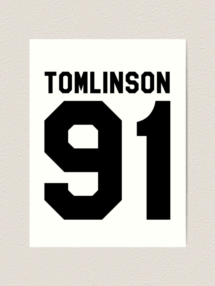 Alternate view of TOMLINSON '91 jersey Art Print