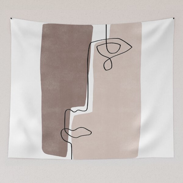 Item preview, Abstract Tear - Line Art  designed and sold by TheRedFinch.