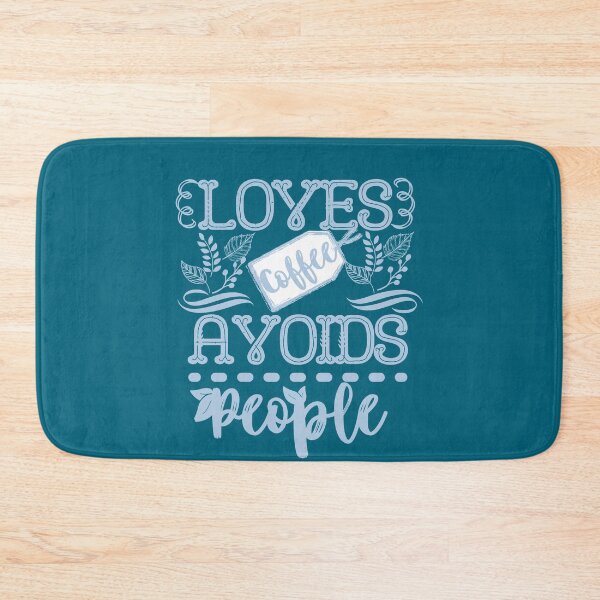 Item preview, Loves coffee avoids people designed and sold by Nyanko-Sempai.