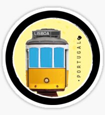 Symbols of Portugal - Lisboa Lisbon Tram #02 Sticker