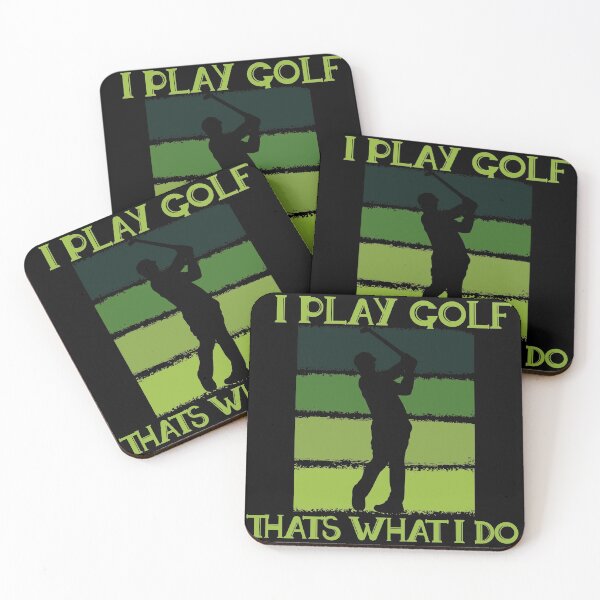 Item preview, I play golf sayings merch for golf lovers designed and sold by Apoorv Choudhary.