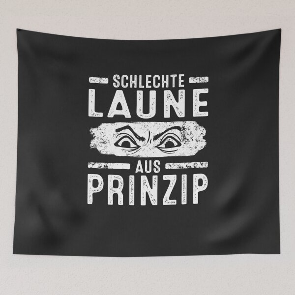Artikelvorschau, Schlechte Laune Aus Prinzip Misanthrop Sprüche entworfen und verkauft von Team150Designz.