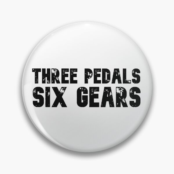 Item preview, Three Pedals Six Gears  designed and sold by Threethreethree.