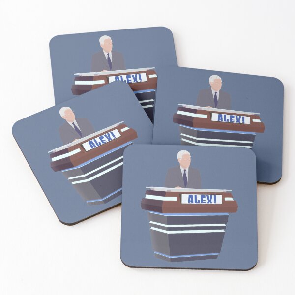 Item preview, Heroes of Quiz Shows: Alex Trebek at the Lectern designed and sold by countercolour.