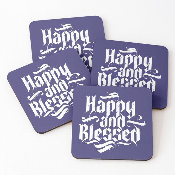 Item preview, Happy and Blessed designed and sold by Motivburg.