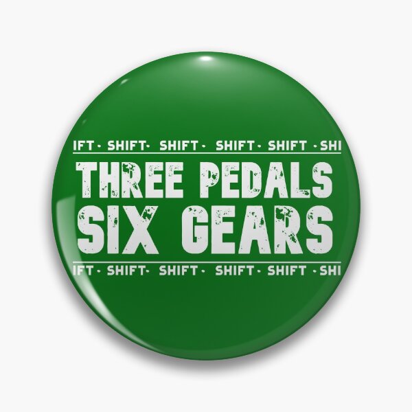 Item preview, Three Pedals Six Gears  designed and sold by Threethreethree.