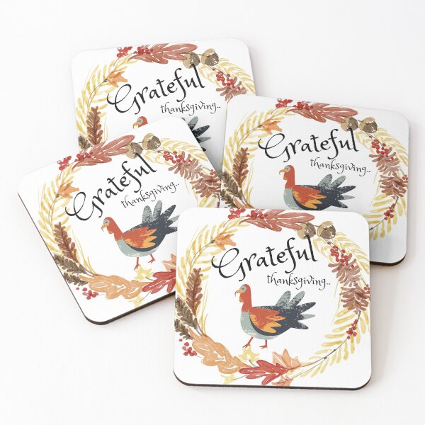 Item preview, Grateful Happy Thanksgiving design designed and sold by mark-taylor.