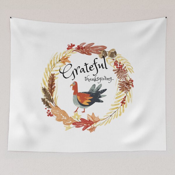 Item preview, Grateful Happy Thanksgiving design designed and sold by mark-taylor.