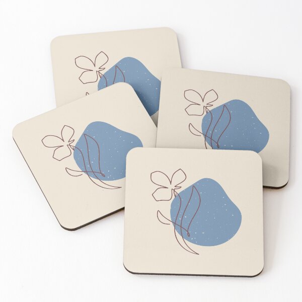 Artikelvorschau, Boho abstrakte Form botanische Strichzeichnung Blume Erdfarben böhmisches Dekor entworfen und verkauft von BohoStudio.