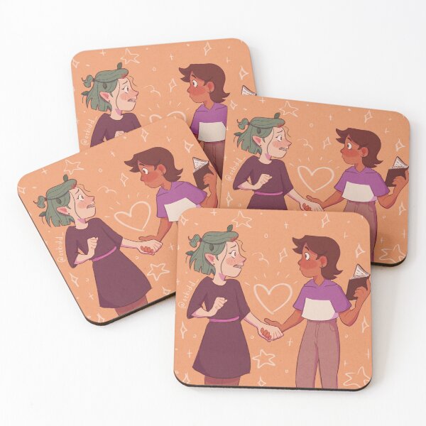 Item preview, luz and amity holding hands designed and sold by creaturesditch.
