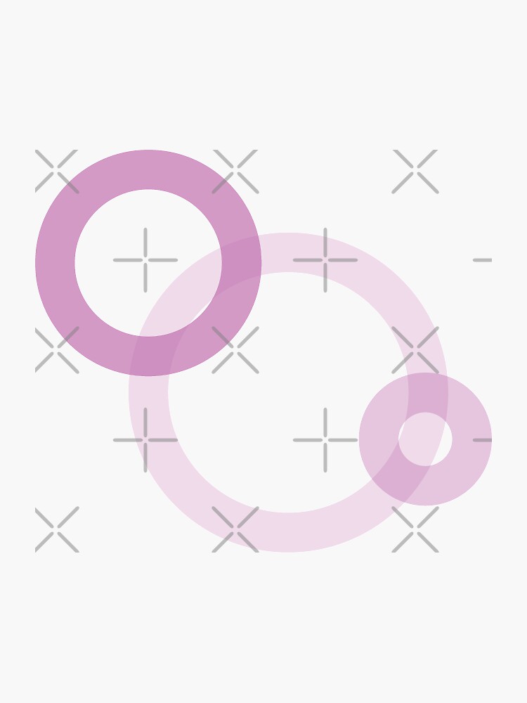 "70' Style purple ring decor." Sticker for Sale by arkikoba Redbubble