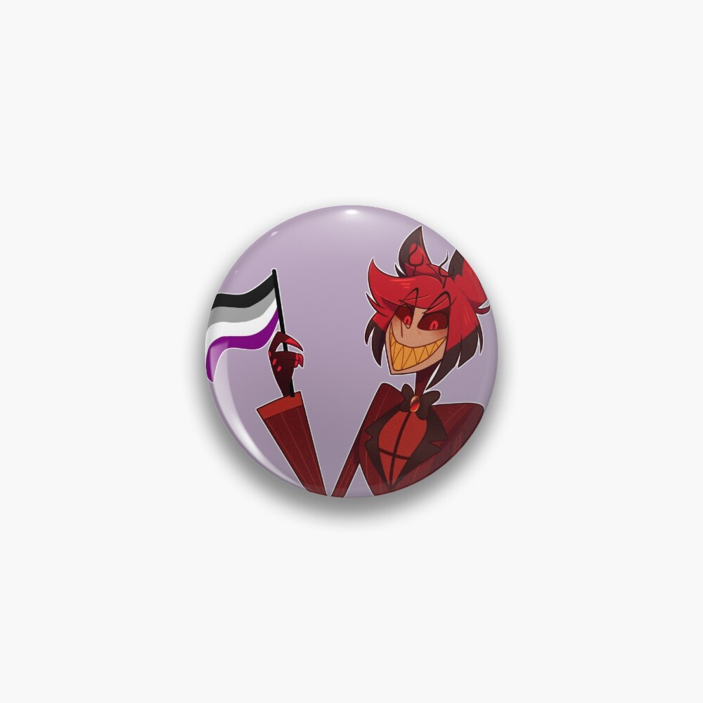 Hazbin Hotel Alastor Asexual Pride Pin For Sale By Crevanart Redbubble