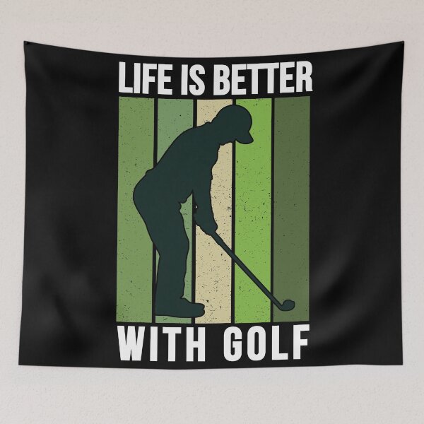 Item preview, Life is better with golf merch for golf lovers designed and sold by Apoorv Choudhary.