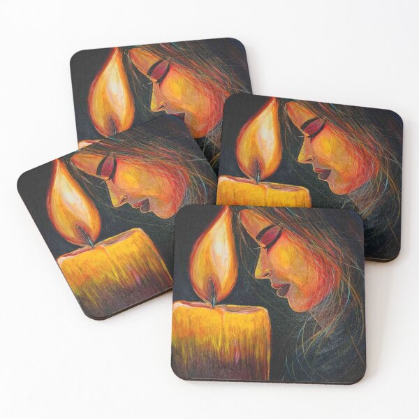 Item preview, Candle Light Face designed and sold by LipikaDesigns.