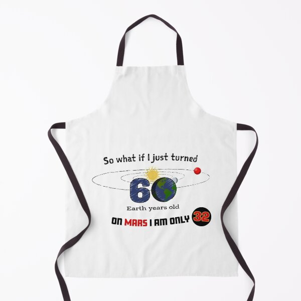 Item preview, Funny Milestone 60th Birthday Gift On-Mars humorous WHITE designed and sold by James-Kaft.