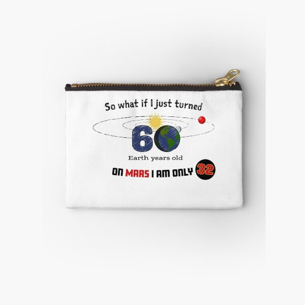 Item preview, Funny Milestone 60th Birthday Gift On-Mars humorous WHITE designed and sold by James-Kaft.