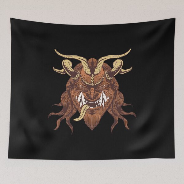 Item preview, Krampus, devil mask designed and sold by DerSenat.