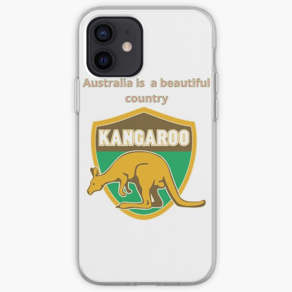 Beautiful kangaroo is an Australian animal iPhone Soft Case