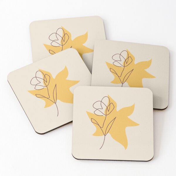 Artikelvorschau, Boho abstrakte Form botanische Strichzeichnung Blume Erdfarben böhmisches Dekor entworfen und verkauft von BohoStudio.