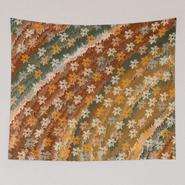 Item preview, Earth Colors Petals Flow designed and sold by Salote Faotusia.